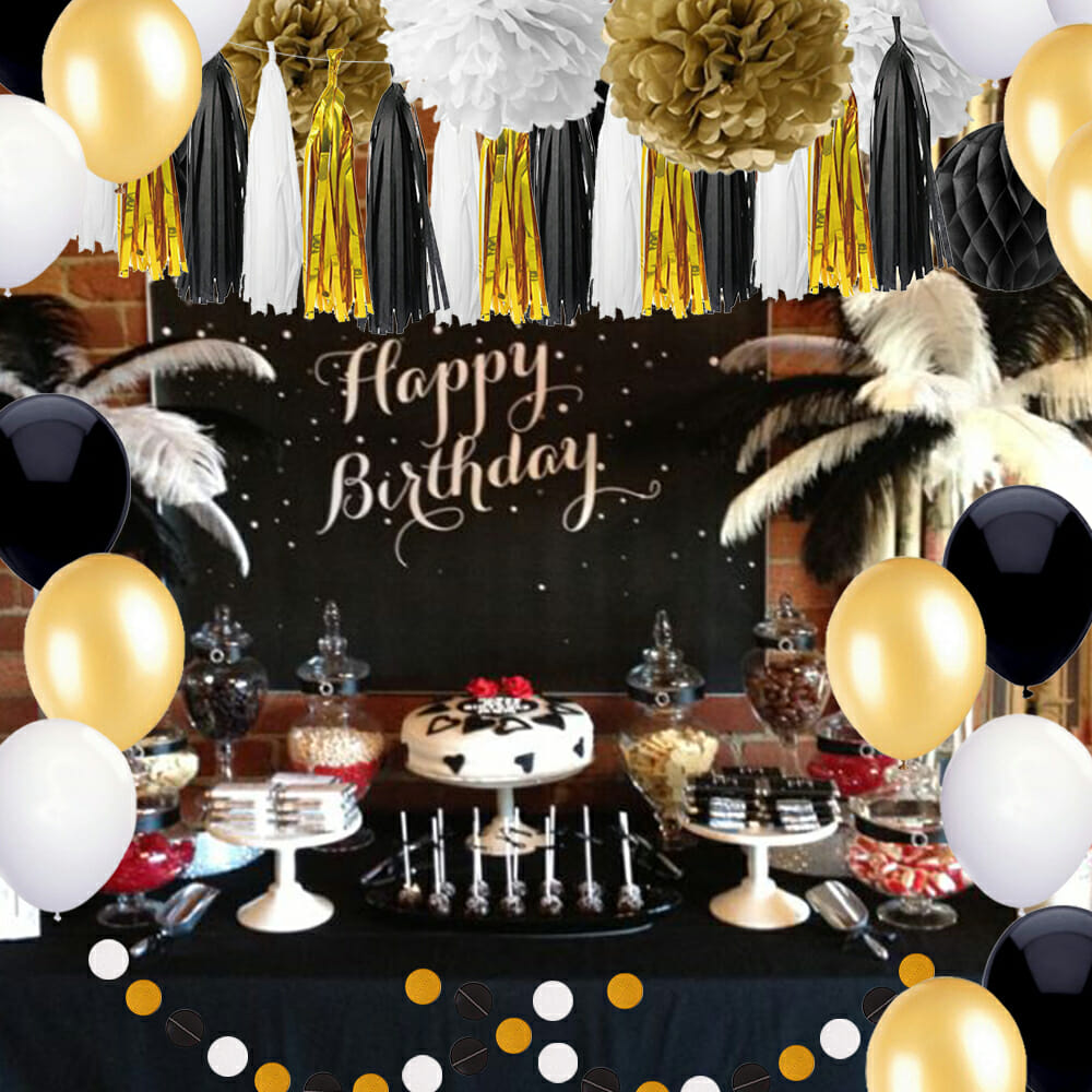 Black and Gold Party Decorations – Product Testing Group
