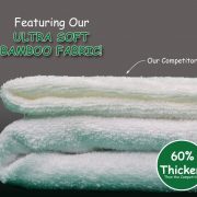60 pecent thicker baby hooded towel
