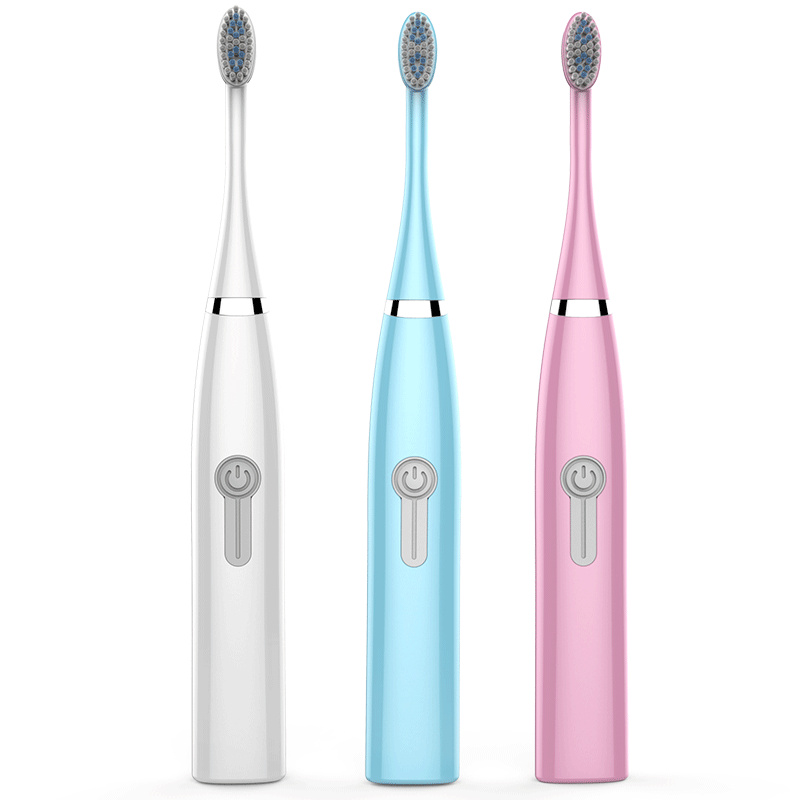 Electric Toothbrush IPX7 Waterproof Whitening Prevent Tooth Decay Removes Plaque with 2 Extra