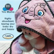 baby bath towel Lilac Pink 1 Pack