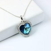 blue heart of ocean pendant necklace (5)