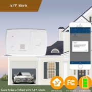 yolink smart wireless garage door sensor open reminder app remote phone email alert security kit