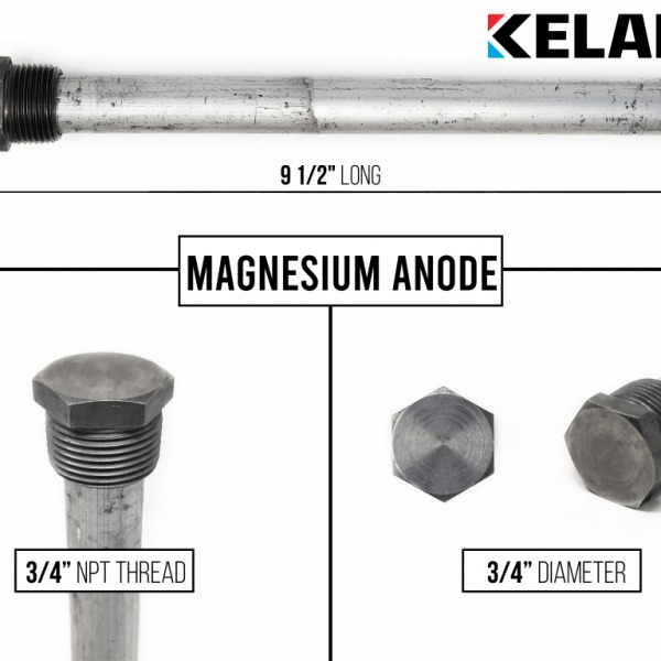 RV Water Heater Anode Rod Magnesium or Aluminum Product Testing Group