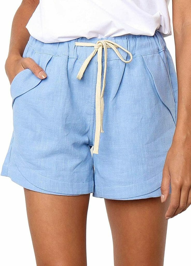 Womens Summer Comfy Drawstring Elastic Waist Shorts – Product Testing Group