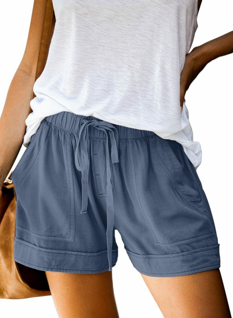 Womens Summer Comfy Drawstring Elastic Waist Shorts – Product Testing Group