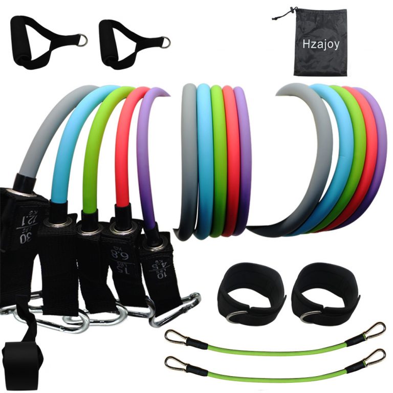 Hzajoy Resistance Bands with handles set 13 pics include 2 mini bands ...