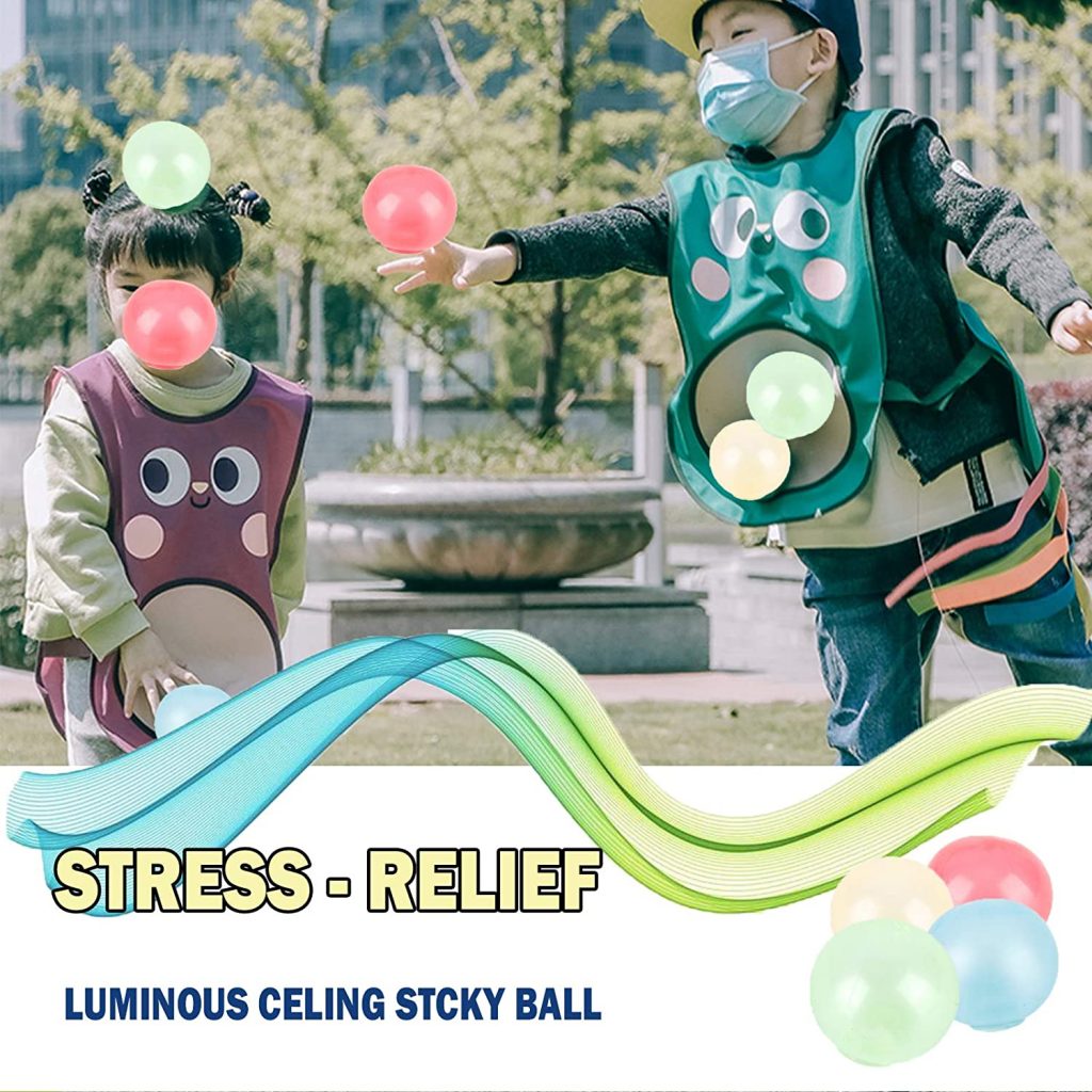 Luminous Glow In The Dark Squishy 3 Balls For Kids And Adults Stretchable,  Soft, And Anti Stress Toys For Parties And Gifting From Security11, $0.5