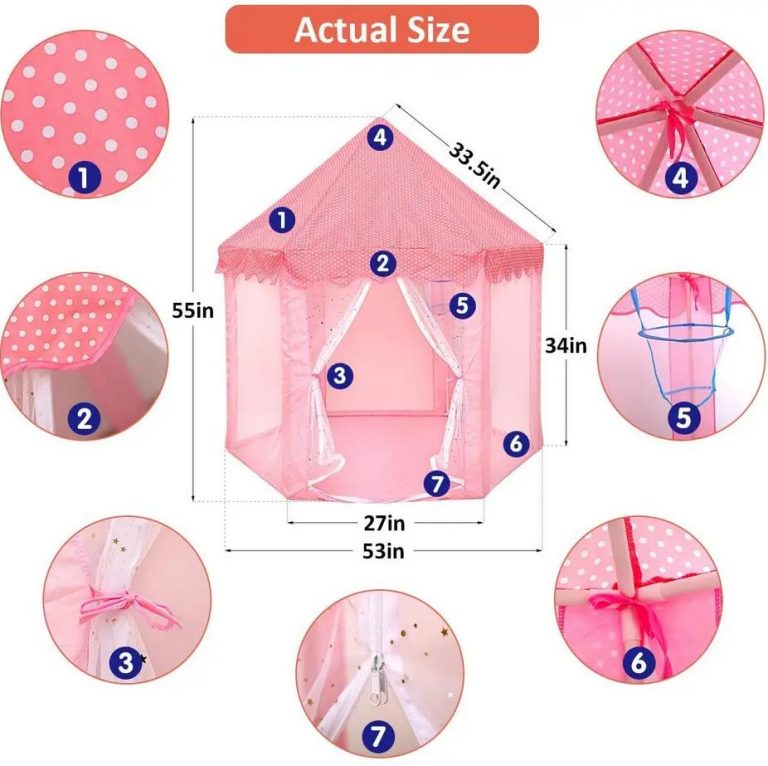Princess Castle Play Tent for Little Girls (40OFF) Product Testing