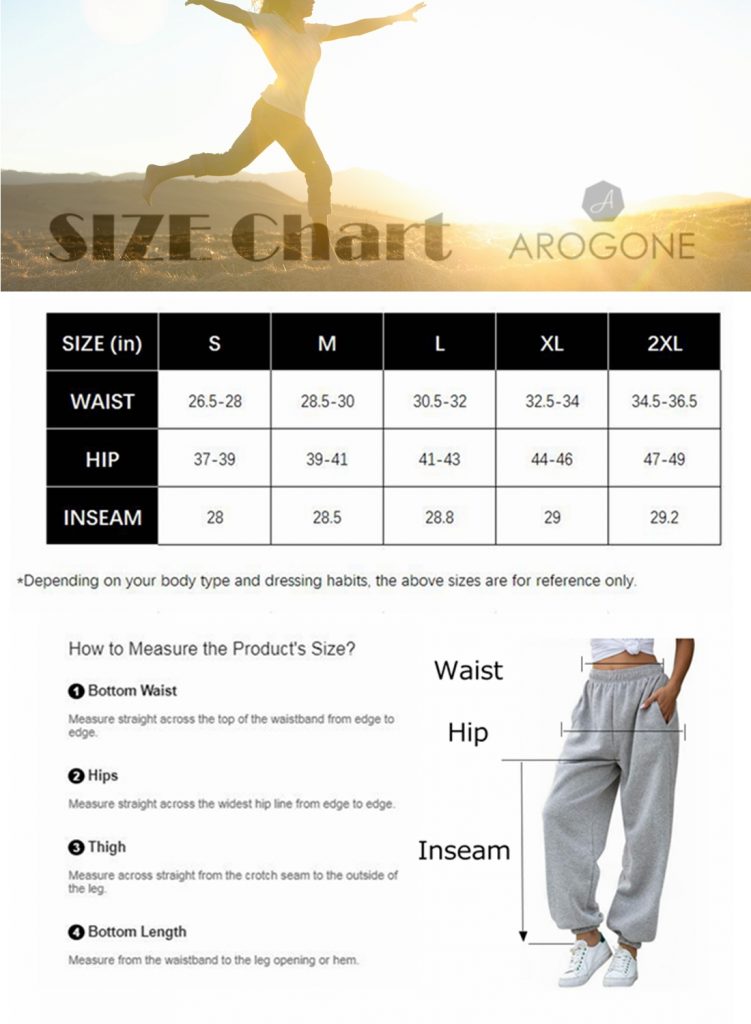 Women’s High Waisted Fleece Lined Sweatpants with Pockets – Product ...